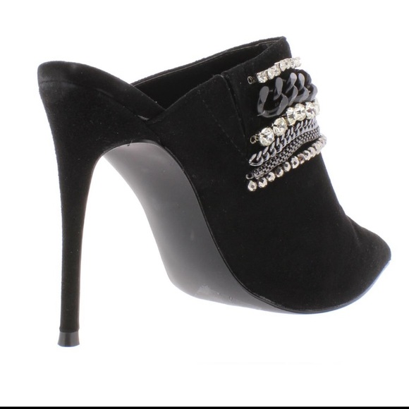 Aqua Womens AQ-Dare Embellished Rhinestone Mules - Picture 5 of 13